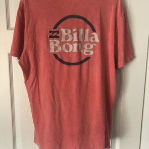 Billabong faded red t-shirt